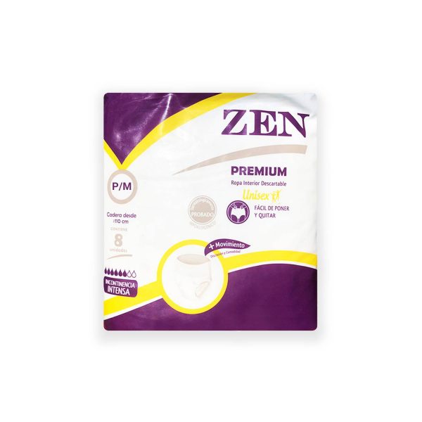 Zen Premium - Calzon Adulto Desechable P/M 8 UND
