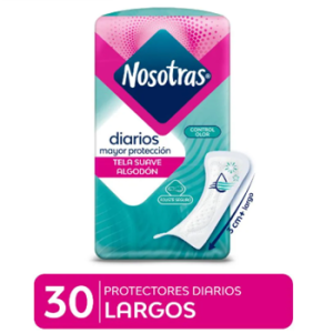 NOSOTRAS TOALLAS PROTECTORES DIARIOS LARGOS 30/24