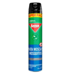 BAYGON INSECTICIDA - MOSCAS Y MOSQUITOS 450 CC /12