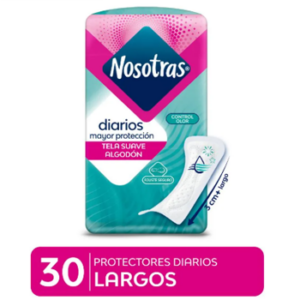 NOSOTRAS TOALLAS PROTECTORES DIARIOS LARGOS 30/24