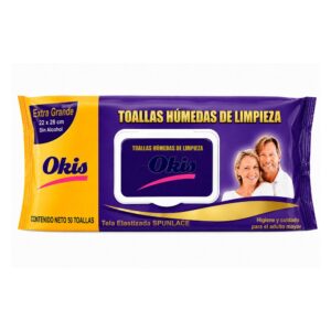 OKIS TOALLAS HUMEDAS - ADULTO 50/18