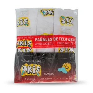 PAÑALES DE TELA OKIS 3un