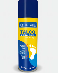 U-CARE - TALCO PARA PIES SPRAY 142 GR./12