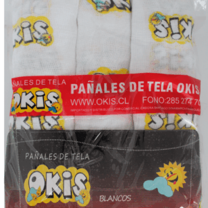 PAÑALES DE TELA OKIS 3un