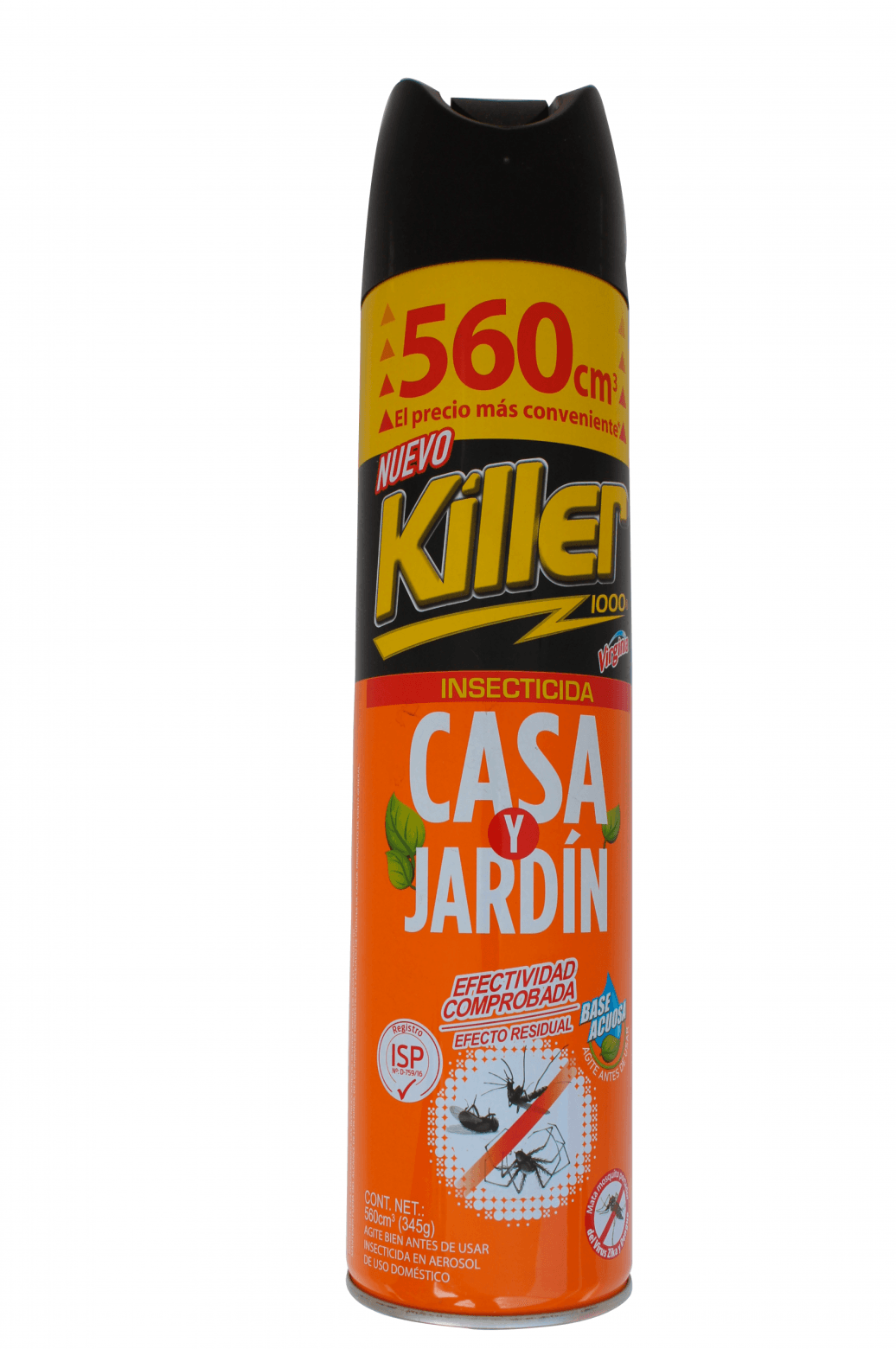 KILLER INSECTICIDA - CASA Y JARDIN 560 ML/12