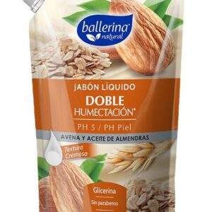 BALLERINA JABON LIQ - AVENA Y ACEITE DE ALMENDRAS 750ML/12