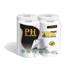 PH TOALLA PAPEL - 50 MTS PACK X 4