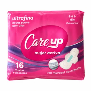 Toalla Higiénica Femenina Care Up Dia 16 Unidades